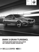 BMW 3 GT 2015 cennik SK EUR